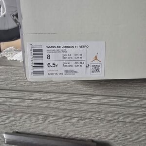 Nike Women's Air Jordan 11 Retro - White and Purple